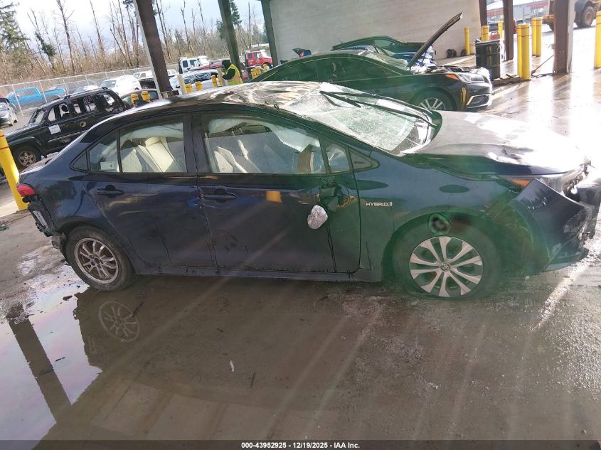 2020 Toyota Corolla Hybrid Le VIN: JTDEBRBE3LJ006578 Lot: 43952925