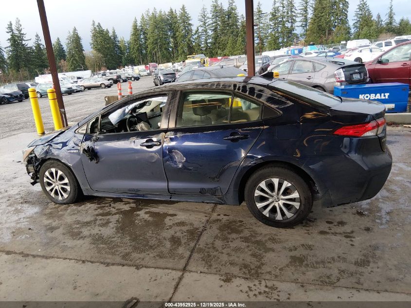 2020 Toyota Corolla Hybrid Le VIN: JTDEBRBE3LJ006578 Lot: 43952925