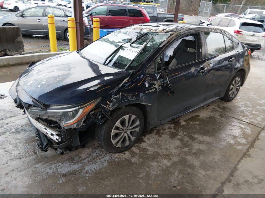 2020 Toyota Corolla Hybrid Le VIN: JTDEBRBE3LJ006578 Lot: 43952925