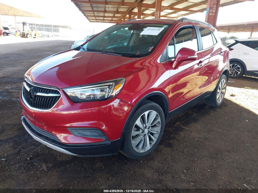 2019 Buick Encore Fwd Preferred VIN: KL4CJASB2KB702711 Lot: 43952938