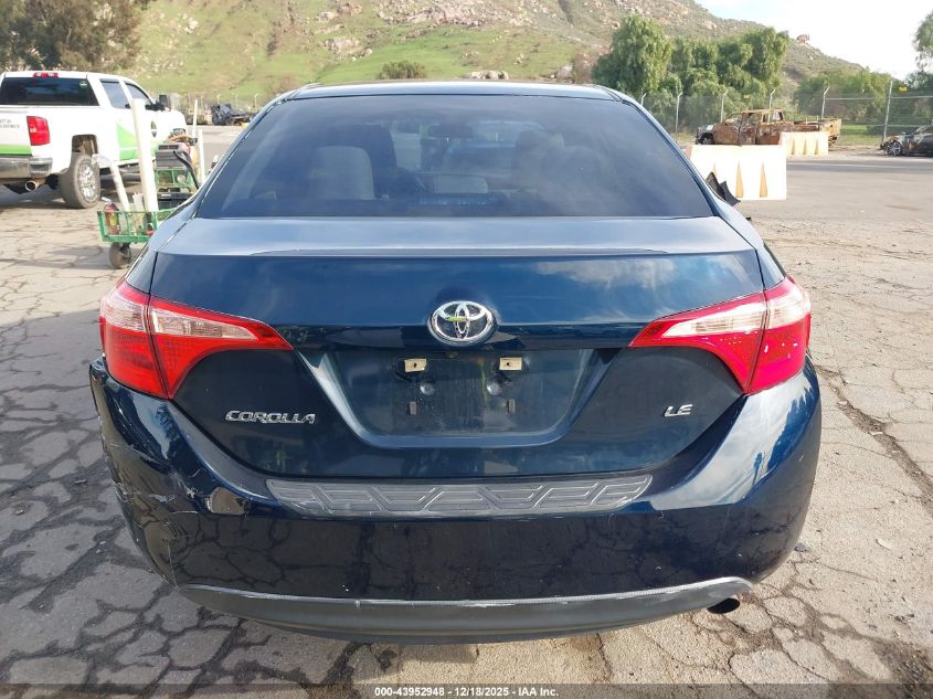 2017 Toyota Corolla Le VIN: 5YFBURHE3HP733601 Lot: 43952948