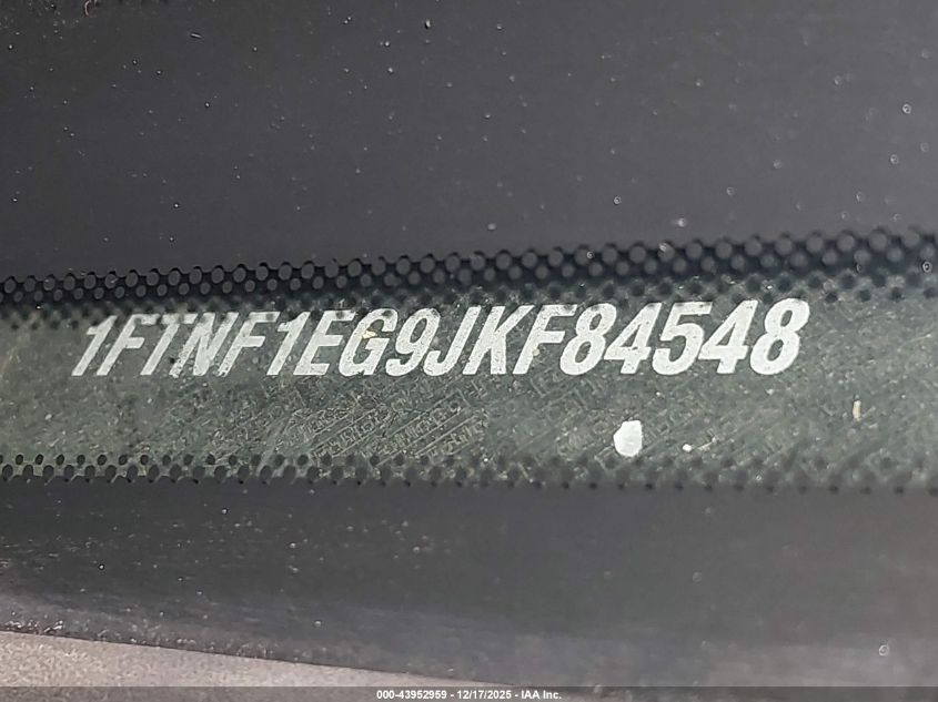 2018 Ford F-150 Xlt VIN: 1FTNF1EG9JKF84548 Lot: 43952959
