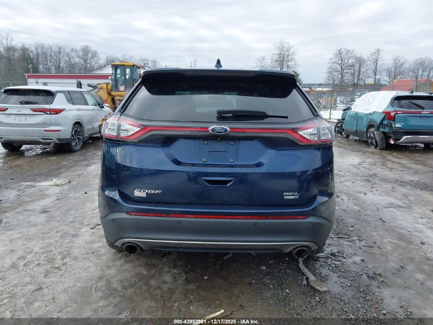 2017 Ford Edge Sel VIN: 2FMPK4J96HBC53388 Lot: 43952961