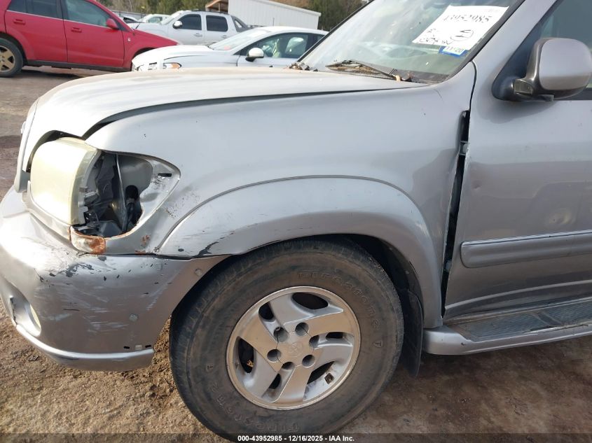 2004 Toyota Sequoia Sr5 V8 VIN: 5TDZT34A54S218280 Lot: 43952985