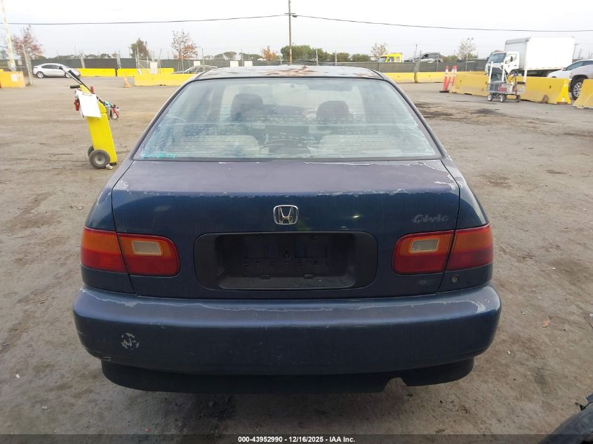 1995 Honda Civic Lx VIN: JHMEG855XSS015454 Lot: 43952990