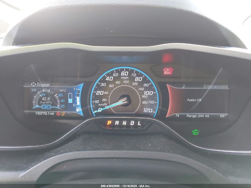 2017 Ford C-Max Energi Titanium VIN: 1FADP5FU4HL102910 Lot: 43952996