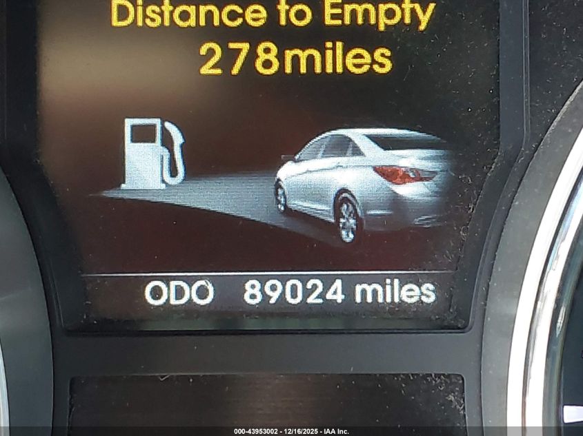 2014 Hyundai Sonata Se VIN: 5NPEC4AC5EH816158 Lot: 43953002