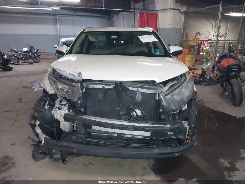 2015 Toyota Highlander Xle V6 VIN: 5TDJKRFH6FS124344 Lot: 43953004