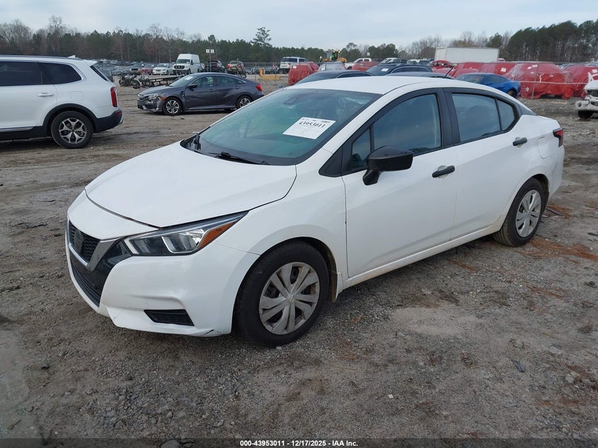 2020 Nissan Versa S Xtronic Cvt 3N1CN8DV9LL804133 photo 1