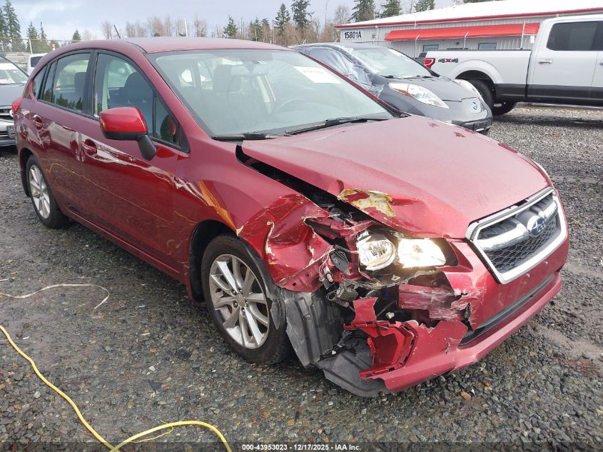 2013 Subaru Impreza 2.0I Premium VIN: JF1GPAC68DH206647 Lot: 43953023