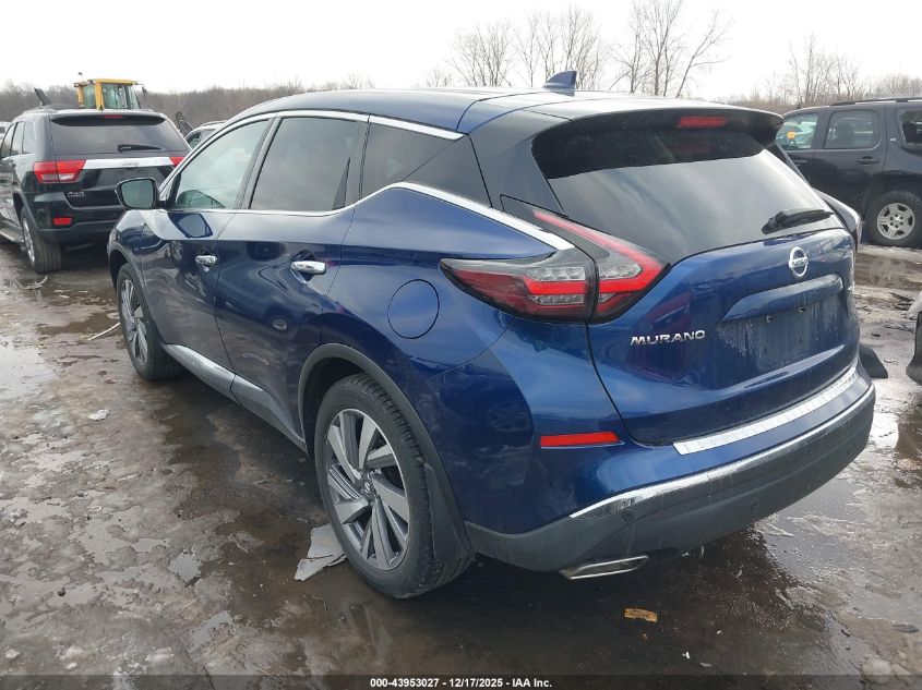 2021 Nissan Murano Sl Intelligent Awd VIN: 5N1AZ2CS9MC119698 Lot: 43953027