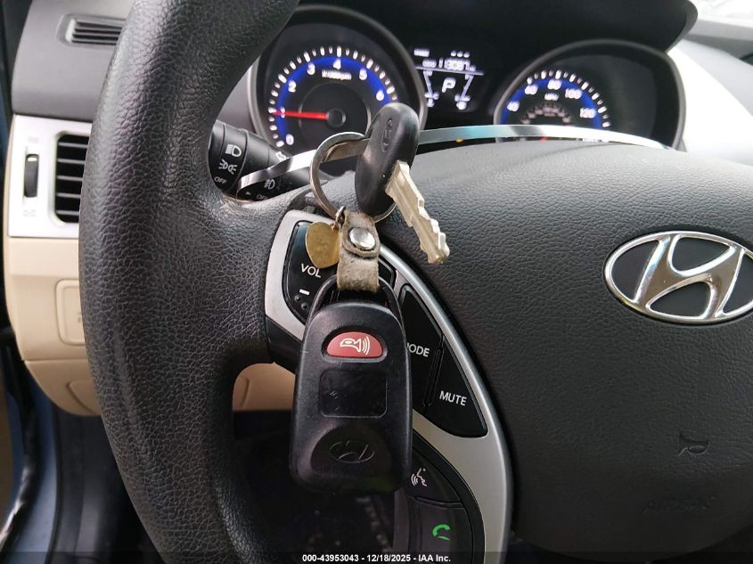 2012 Hyundai Elantra Gls (Ulsan Plant) VIN: KMHDH4AE7CU338581 Lot: 43953043