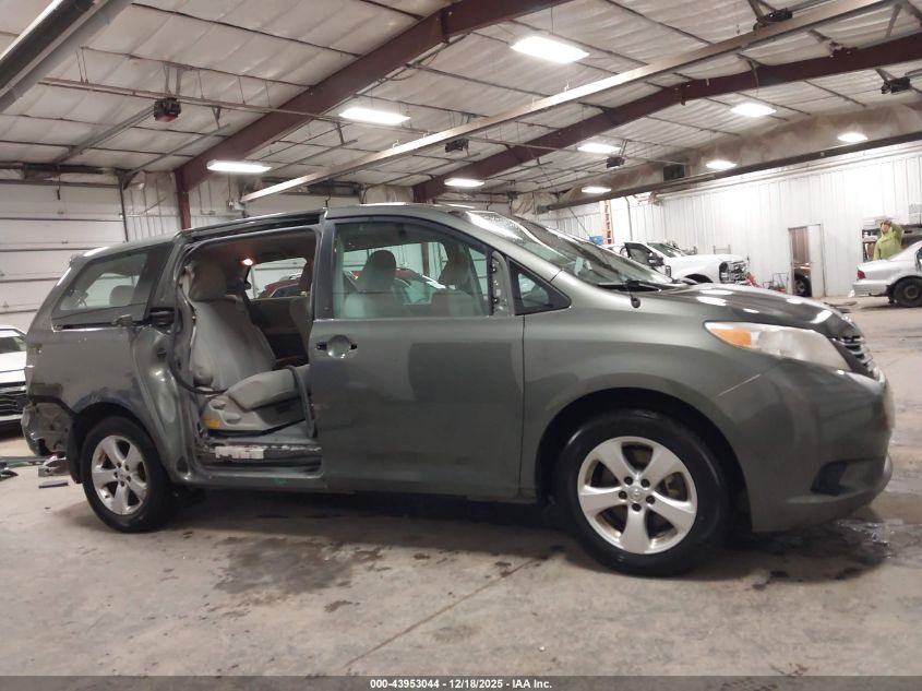 2013 Toyota Sienna L V6 7 Passenger VIN: 5TDZK3DC0DS287561 Lot: 43953044