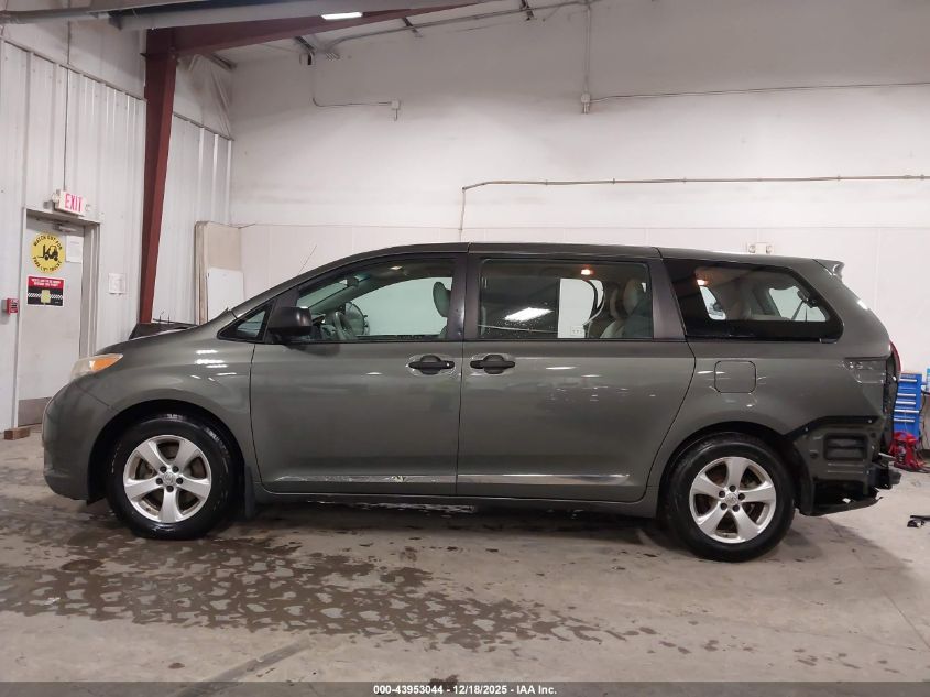 2013 Toyota Sienna L V6 7 Passenger VIN: 5TDZK3DC0DS287561 Lot: 43953044