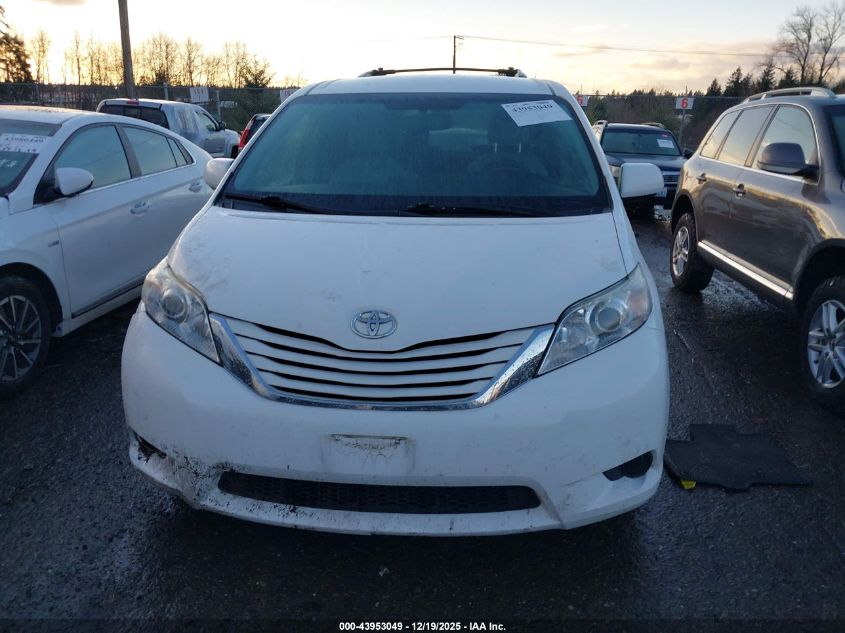 2016 Toyota Sienna Le 8 Passenger VIN: 5TDKK3DC3GS757877 Lot: 43953049
