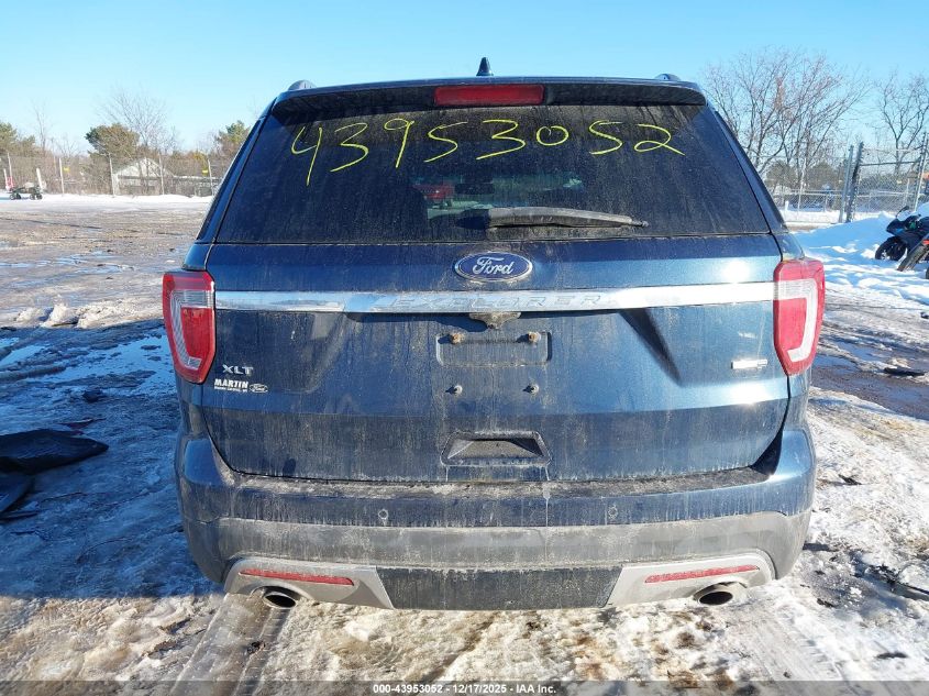 2016 Ford Explorer Xlt VIN: 1FM5K8D89GGD23670 Lot: 43953052