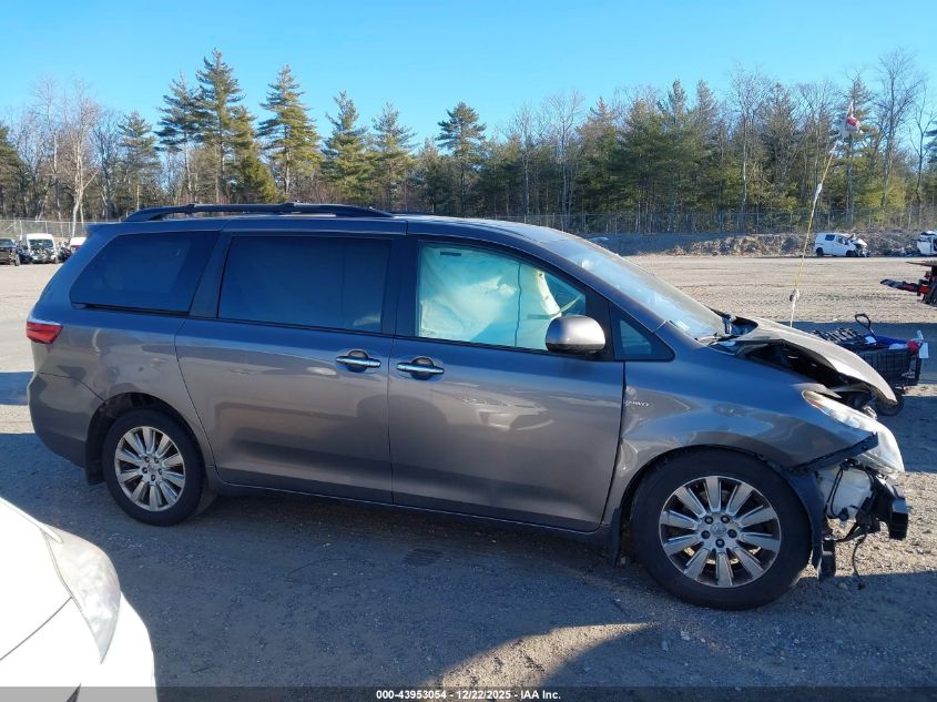 2017 Toyota Sienna Xle Premium 7 Passenger VIN: 5TDDZ3DC2HS175789 Lot: 43953054