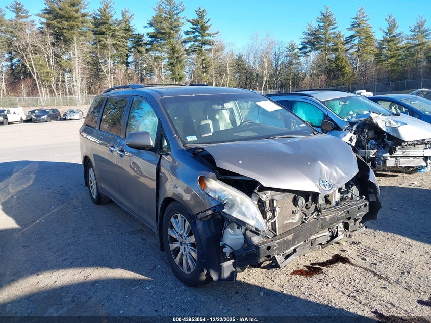 2017 Toyota Sienna Xle Premium 7 Passenger