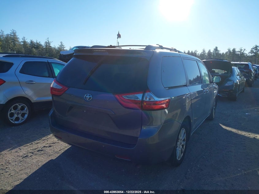 2017 Toyota Sienna Xle Premium 7 Passenger