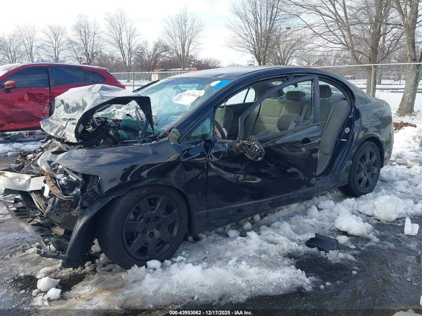 2009 Honda Civic Lx VIN: 19XFA16569E019852 Lot: 43953062