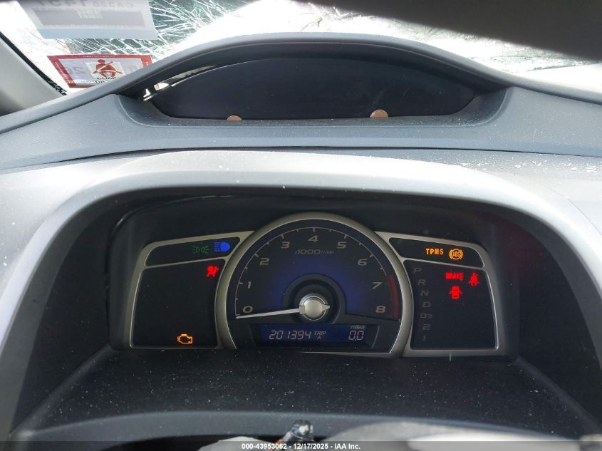 2009 Honda Civic Lx VIN: 19XFA16569E019852 Lot: 43953062