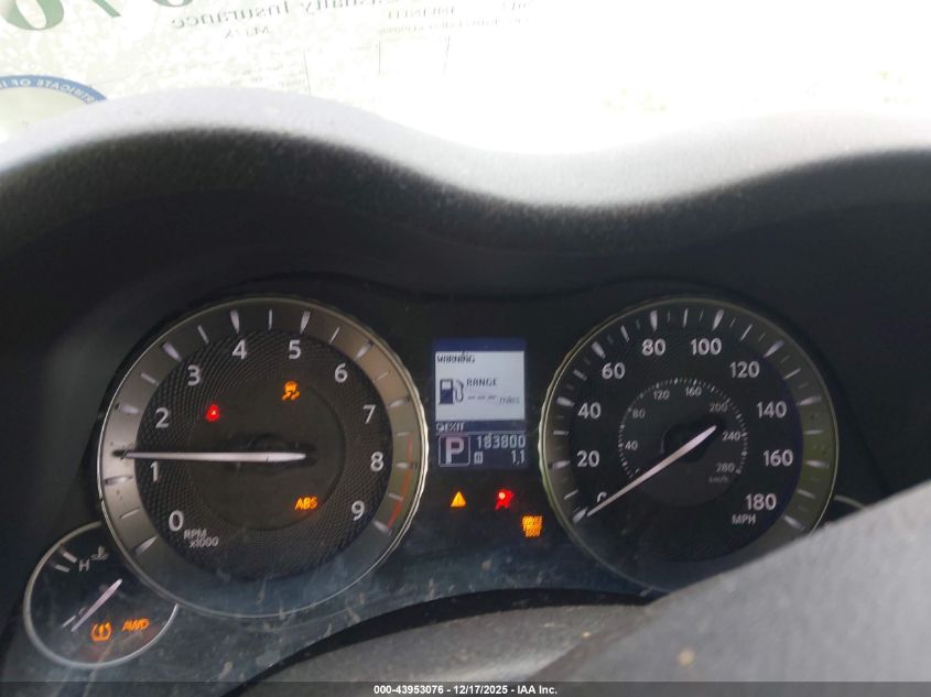 2012 Infiniti M37X VIN: JN1BY1ARXCM390996 Lot: 43953076