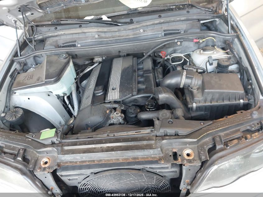 2001 BMW X5 3.0 VIN: WBAFA53501LM65063 Lot: 43953136