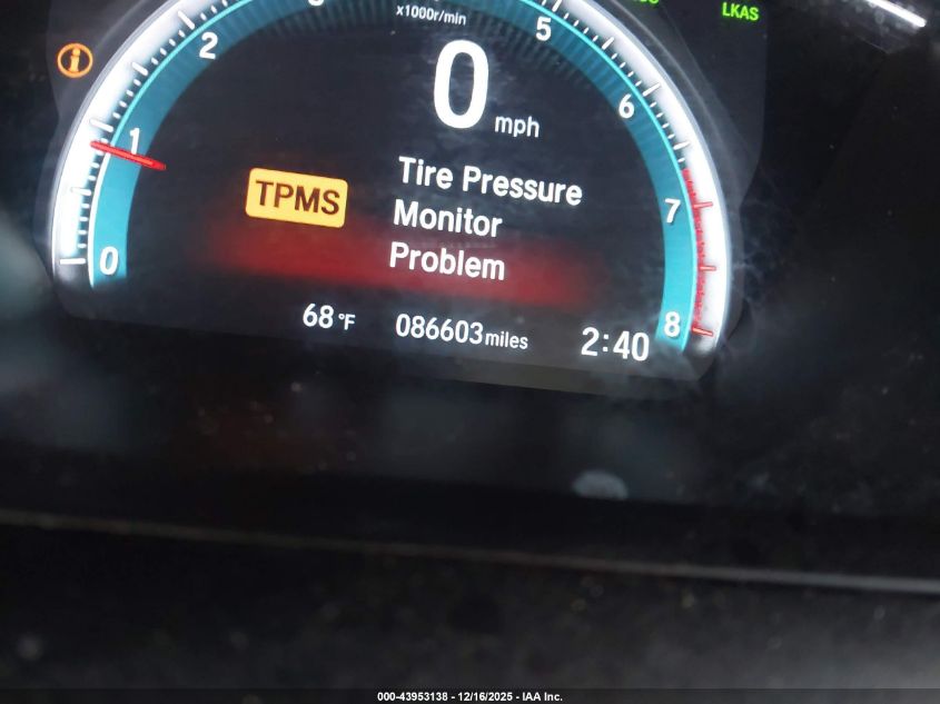 2019 Honda Civic Lx VIN: 19XFC2F68KE038871 Lot: 43953138