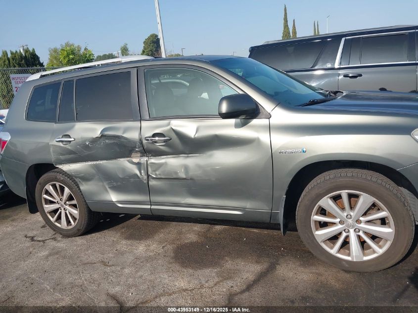 2008 Toyota Highlander Hybrid Limited VIN: JTEEW44AX82017916 Lot: 43953149