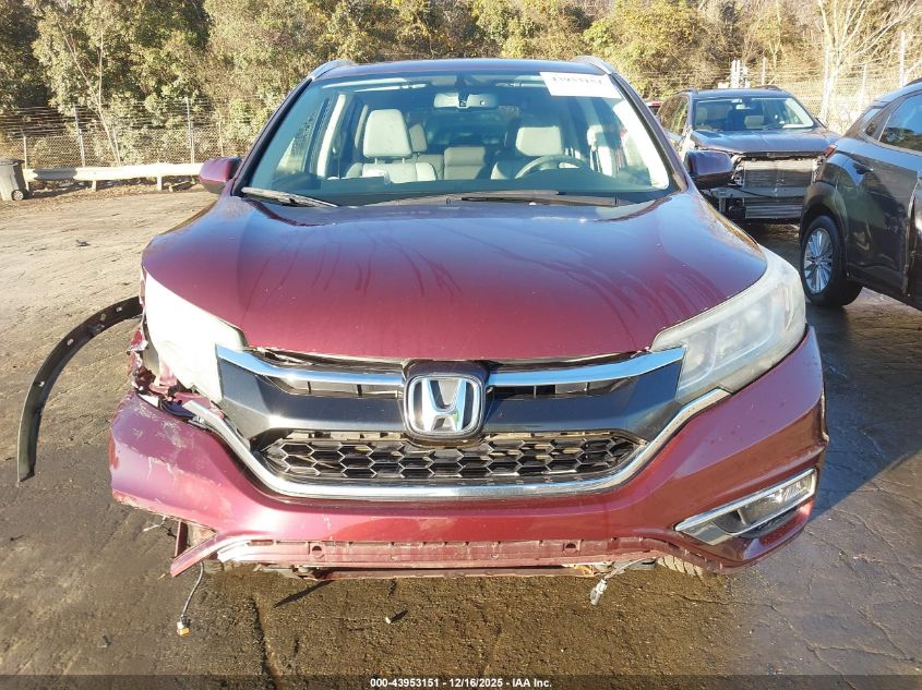 2016 Honda Cr-V Ex-L VIN: 2HKRM4H72GH636677 Lot: 43953151