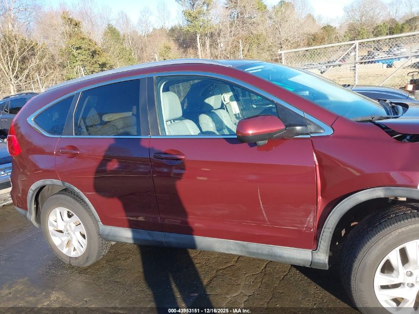 2016 Honda Cr-V Ex-L VIN: 2HKRM4H72GH636677 Lot: 43953151