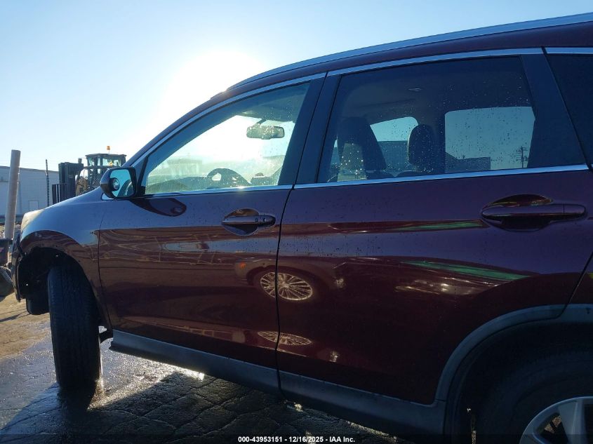 2016 Honda Cr-V Ex-L VIN: 2HKRM4H72GH636677 Lot: 43953151