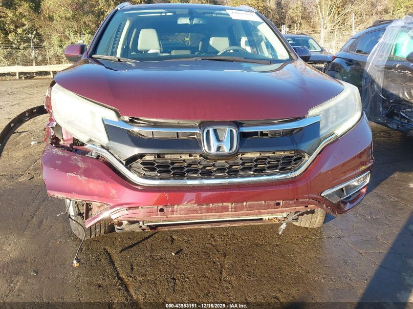 2016 Honda Cr-V Ex-L VIN: 2HKRM4H72GH636677 Lot: 43953151