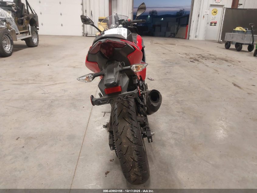 2025 Kawasaki Ex500 VIN: ML5EXGG19SDA34178 Lot: 43953155