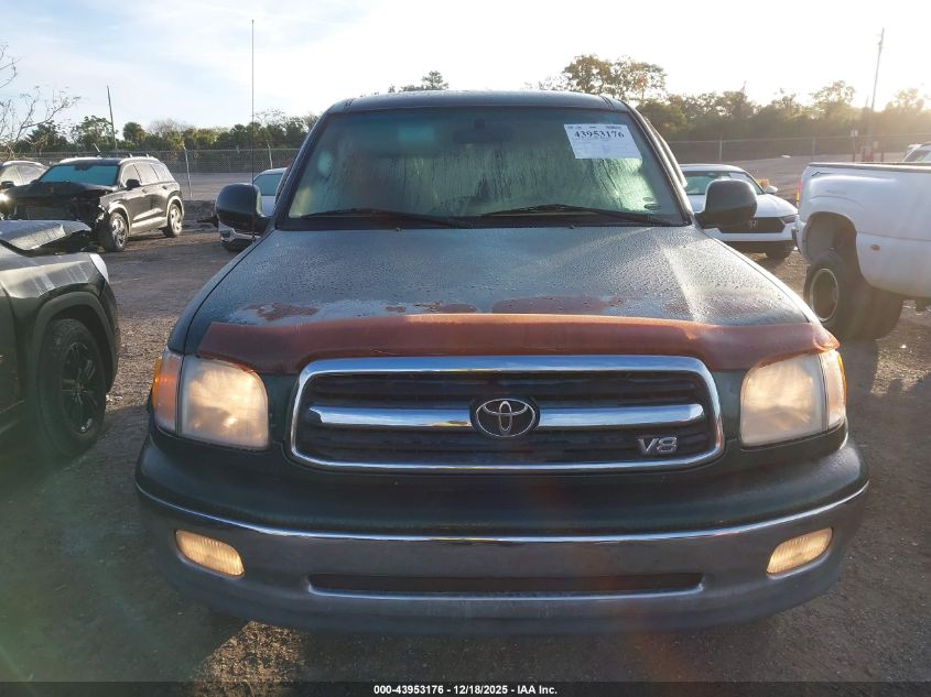 2000 Toyota Tundra Ltd V8 VIN: 5TBRT3818YS089007 Lot: 43953176