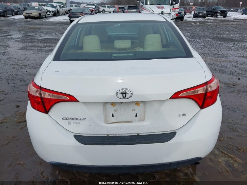 2018 Toyota Corolla Le VIN: 2T1BURHE4JC004478 Lot: 43953193