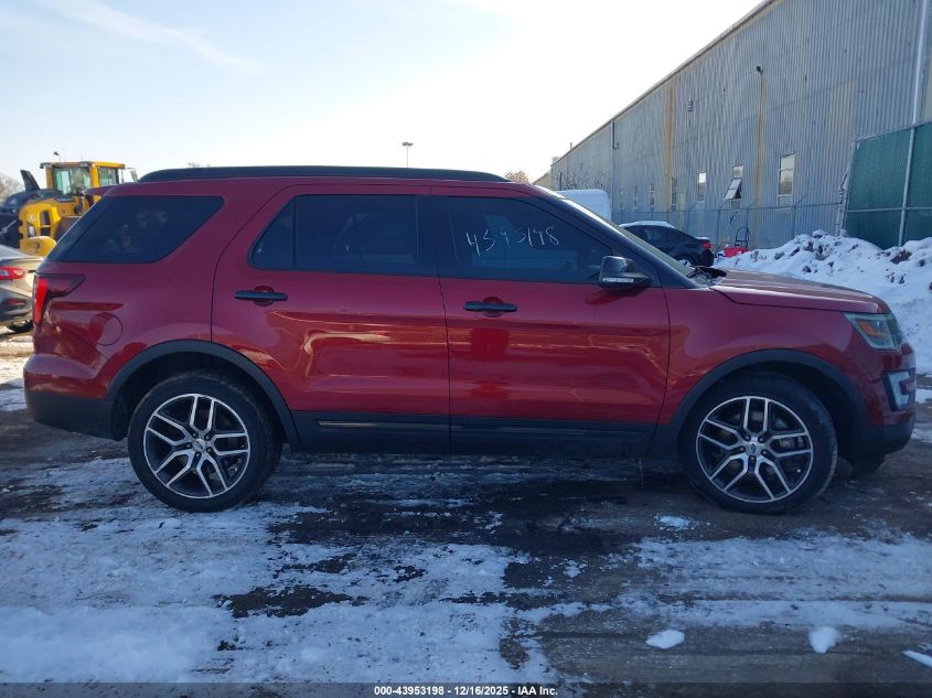 2017 Ford Explorer Sport VIN: 1FM5K8GT7HGD84341 Lot: 43953198