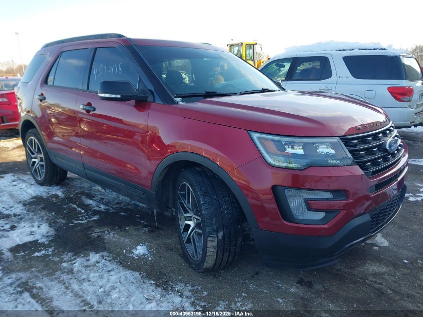 2017 Ford Explorer Sport VIN: 1FM5K8GT7HGD84341 Lot: 43953198