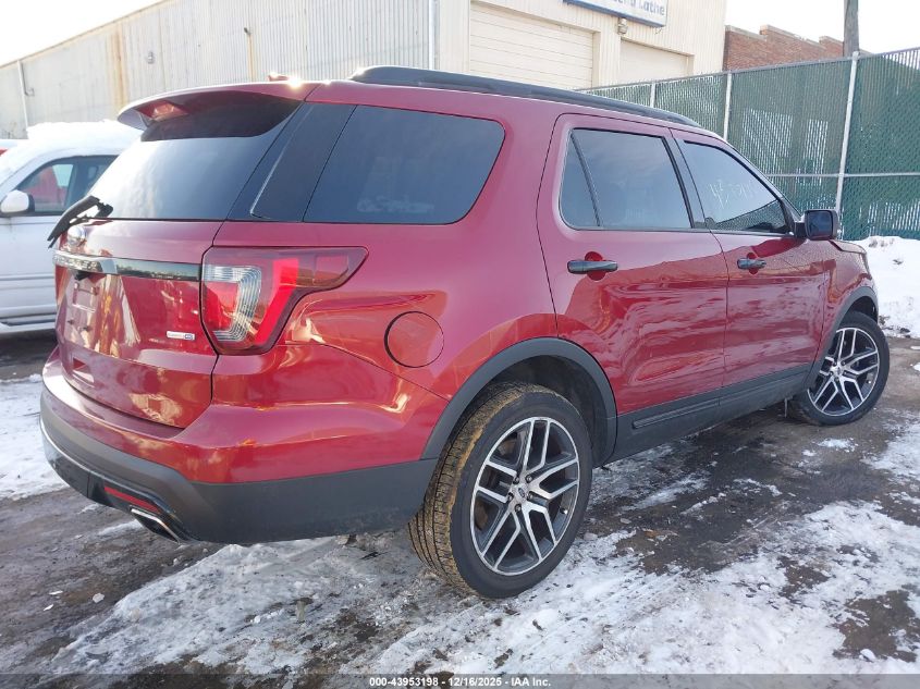 2017 Ford Explorer Sport VIN: 1FM5K8GT7HGD84341 Lot: 43953198