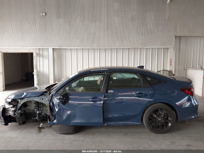 2026 Honda Civic Sport VIN: 2HGFE2F56TH529125 Lot: 43953200