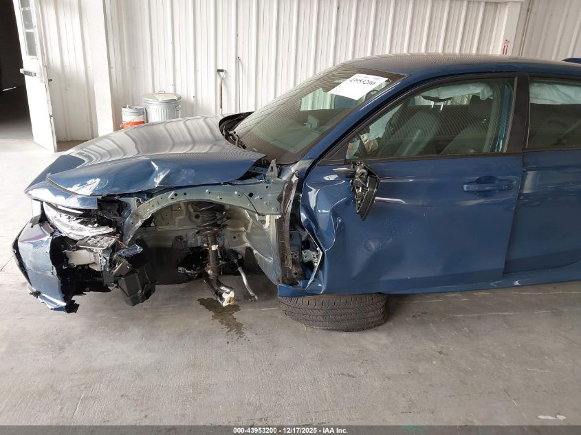 2026 Honda Civic Sport VIN: 2HGFE2F56TH529125 Lot: 43953200