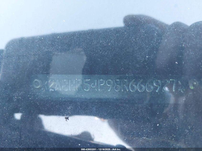 2008 Chrysler Town & Country Touring VIN: 2A8HR54P98R666927 Lot: 43953201