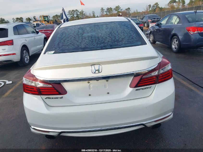 2017 Honda Accord Sport VIN: 1HGCR2F50HA083129 Lot: 43953216