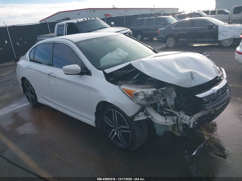 2017 Honda Accord Sport VIN: 1HGCR2F50HA083129 Lot: 43953216