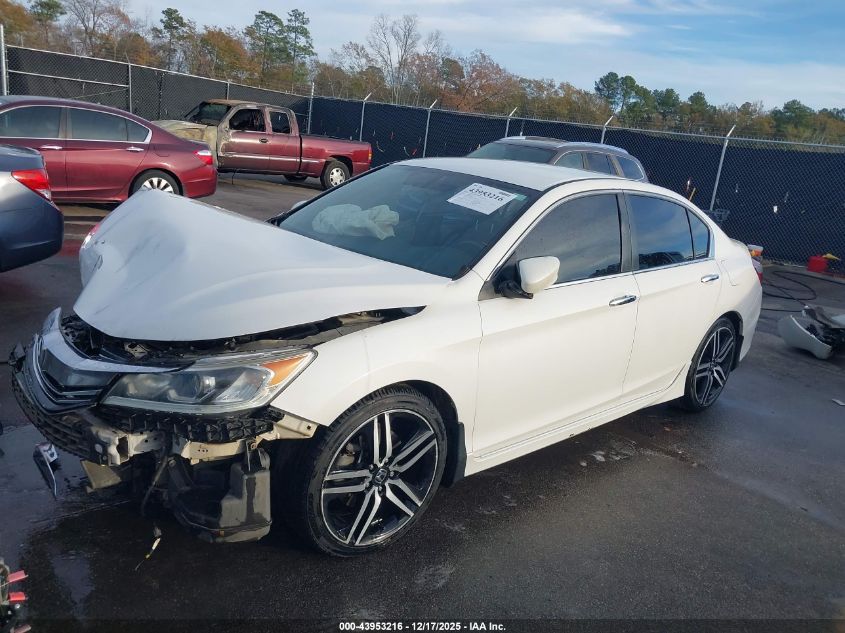 2017 Honda Accord Sport VIN: 1HGCR2F50HA083129 Lot: 43953216