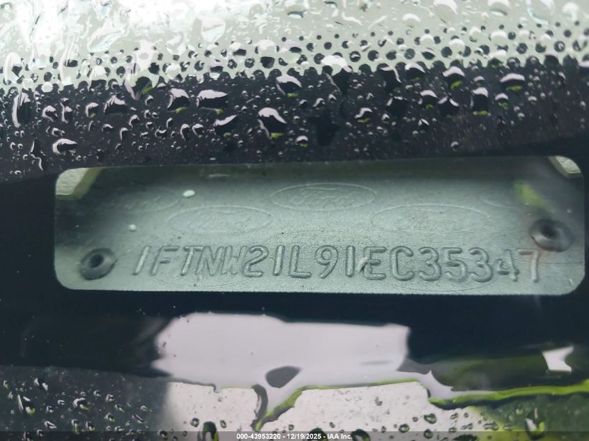 2001 Ford F-250 Lariat/Xl/Xlt VIN: 1FTNW21L91EC35347 Lot: 43953220