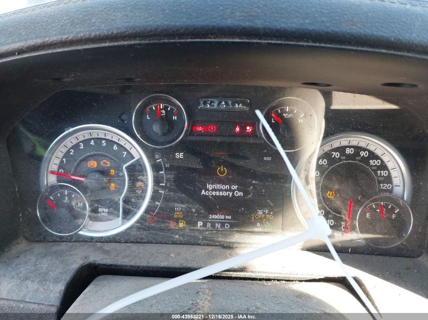 2013 Ram 1500 Laramie VIN: 1C6RR7NT1DS599095 Lot: 43953221