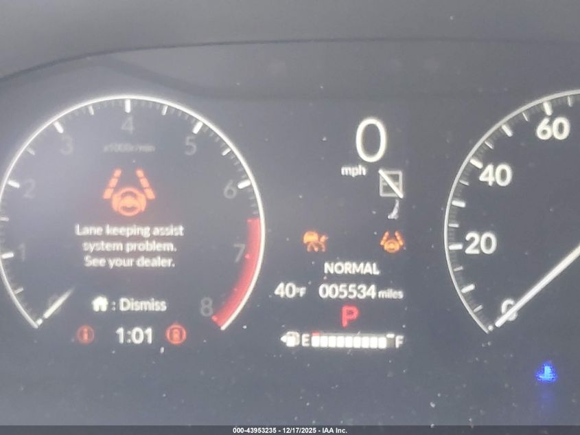 2025 Honda Cr-V Ex-L Awd VIN: 5J6RS4H78SL014847 Lot: 43953235