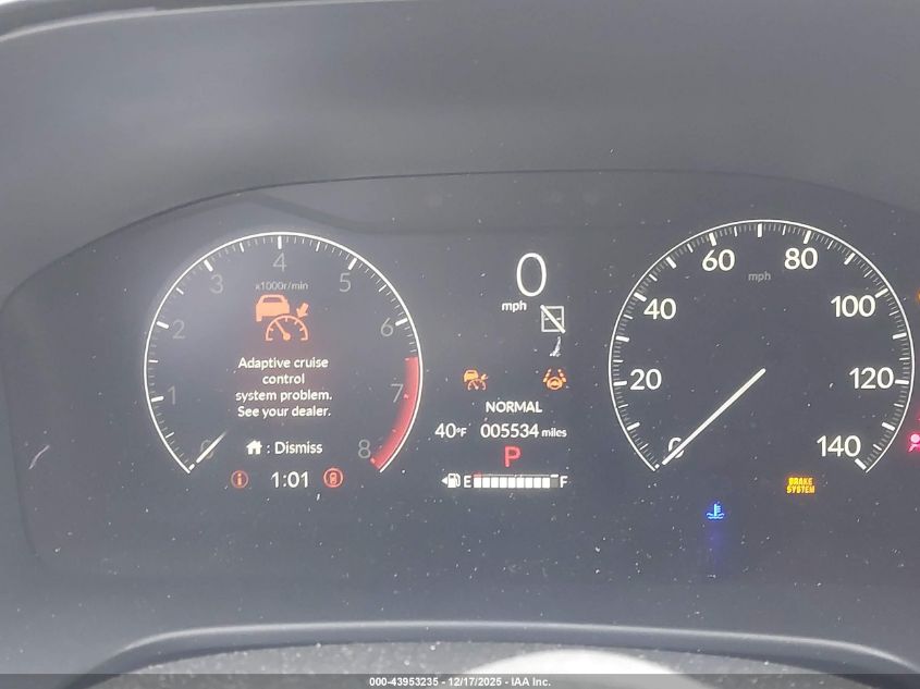 2025 Honda Cr-V Ex-L Awd VIN: 5J6RS4H78SL014847 Lot: 43953235