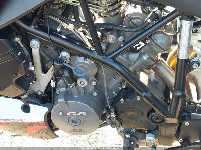 2008 Ktm 990 Super Duke VIN: VBKVD94088M944835 Lot: 43953245